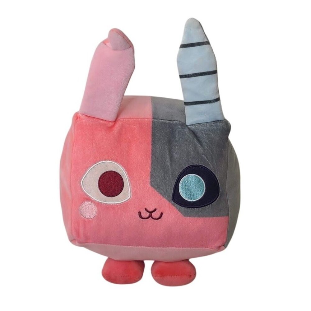 Pet Simulator X Series 1 Deluxe Tech Plush Cyborg Bunny 8" No Code